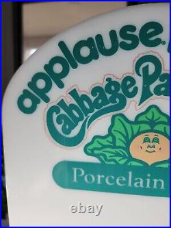 RARE White Acrylic CPK Applause Presents Cabbage Patch Kids Porcelain Display