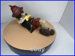 RARE Yab Co Vintage 21 Resin Store Display Reclining Pinocchio w Jiminy Cricket