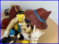 RARE Yab Co Vintage 21 Resin Store Display Reclining Pinocchio w Jiminy Cricket