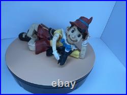 RARE Yab Co Vintage 21 Resin Store Display Reclining Pinocchio w Jiminy Cricket