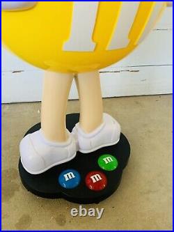 RARE Yellow M&M's Candy Character Collectible Large 41 Store Display Figure