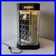 RARE Zippo Lighted Rotating Countertop Store Display Case Cabinet withKey