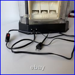 RARE Zippo Lighted Rotating Countertop Store Display Case Cabinet withKey RARE Zippo Lighted Rotating Countertop Store Display Case Cabinet withKey