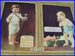 RARE ca 1930'STORE Mailing POST Card DISPLAY'SUNNY JIM KIDS SERIES Baumgarth