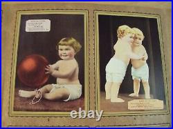 RARE ca 1930'STORE Mailing POST Card DISPLAY'SUNNY JIM KIDS SERIES Baumgarth