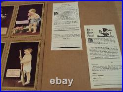 RARE ca 1930'STORE Mailing POST Card DISPLAY'SUNNY JIM KIDS SERIES Baumgarth