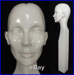 RARE vintage MANNEQUIN head woman abstract 1960's STORE WINDOW DISPLAY 33 TALL
