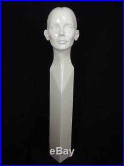 RARE vintage MANNEQUIN head woman abstract 1960's STORE WINDOW DISPLAY 33 TALL