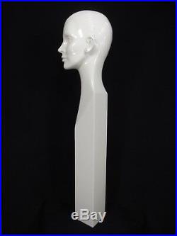 RARE vintage MANNEQUIN head woman abstract 1960's STORE WINDOW DISPLAY 33 TALL