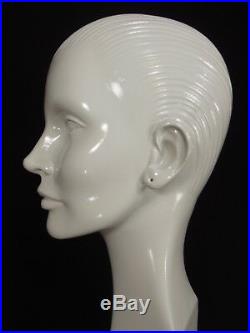 RARE vintage MANNEQUIN head woman abstract 1960's STORE WINDOW DISPLAY 33 TALL