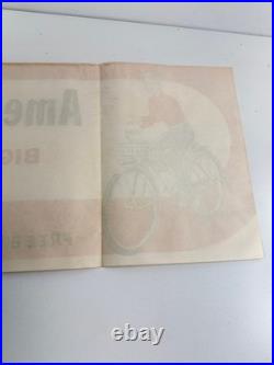 RARE vtg 1960 Schwinn American Bike Month advertising store display banner sign