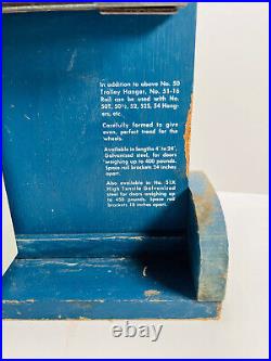 RARE vtg National Trolley Salesman Sample Advertising store display Sterling IL