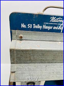 RARE vtg National Trolley Salesman Sample Advertising store display Sterling IL