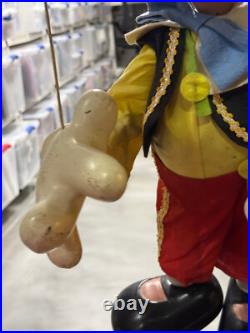 RARE vtg Pelham Marionette Puppet Walt Disney Pinocchio STORE DISPLAY toy SIGN