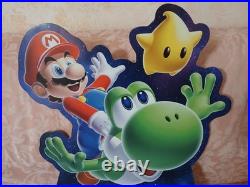 RARE x2 Super Mario Galaxy Set + 3D World Store Display Standee Nintendo Switch RARE x2 Super Mario Galaxy Set + 3D World Store Display Standee Nintendo Switch