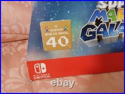 RARE x2 Super Mario Galaxy Set + 3D World Store Display Standee Nintendo Switch RARE x2 Super Mario Galaxy Set + 3D World Store Display Standee Nintendo Switch