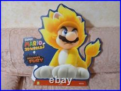 RARE x2 Super Mario Galaxy Set + 3D World Store Display Standee Nintendo Switch