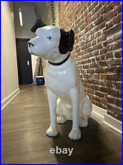 RCA Victor Nipper Dog Store Display Advertising Very Rare Blow Mold 36 Tall