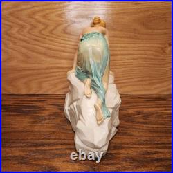 READ! Rare Vintage White Rock Psyche Fairy Store Display Plaster Beverage Soda