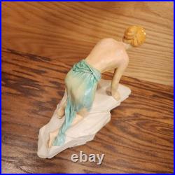 READ! Rare Vintage White Rock Psyche Fairy Store Display Plaster Beverage Soda
