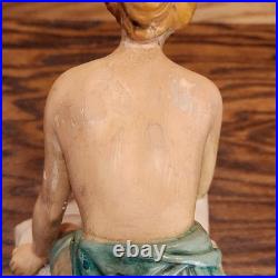 READ! Rare Vintage White Rock Psyche Fairy Store Display Plaster Beverage Soda