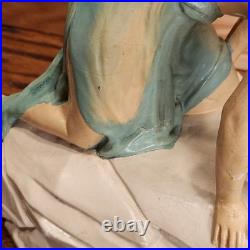 READ! Rare Vintage White Rock Psyche Fairy Store Display Plaster Beverage Soda