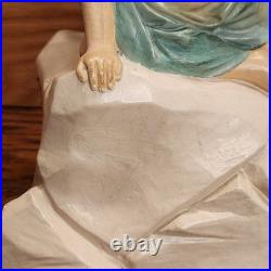 READ! Rare Vintage White Rock Psyche Fairy Store Display Plaster Beverage Soda READ! Rare Vintage White Rock Psyche Fairy Store Display Plaster Beverage Soda