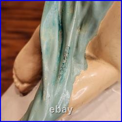 READ! Rare Vintage White Rock Psyche Fairy Store Display Plaster Beverage Soda