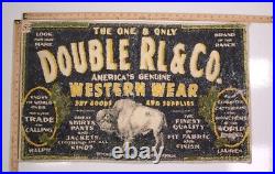 RRL Double RL Ralph Lauren Japan Floor Mat Rug Rare Store Display 32 x 20