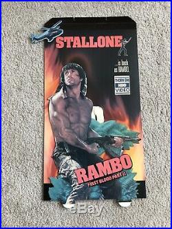 Rambo II Video Store Display, Rare! Comes With Bonus Item! Must Look! Very Cool