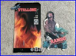 Rambo II Video Store Display, Rare! Comes With Bonus Item! Must Look! Very Cool