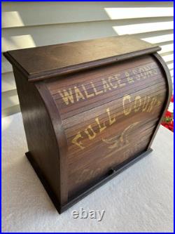 Rare 1900 Wallace & Sons Full Count Eagle Pins Store Display Rolltop -style