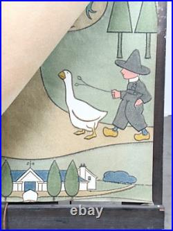 Rare 1915 Original Sanderson Wallpaper Salesman Easel Display With Samples