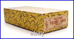 Rare 1920's Planters Peanut Bars 1 Cent Advertising Store Display Box Mr. Peanut