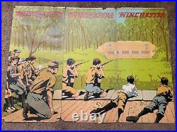 Rare 1923 Winchester Store Panel Sign Display Junior Rifle Corps Range WJRC