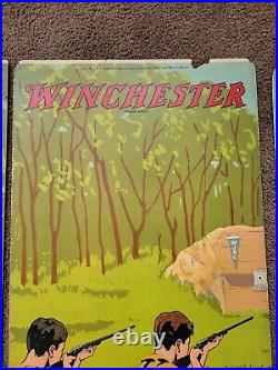 Rare 1923 Winchester Store Panel Sign Display Junior Rifle Corps Range WJRC