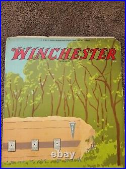 Rare 1923 Winchester Store Panel Sign Display Junior Rifle Corps Range WJRC