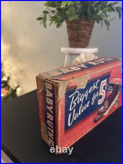 Rare 1930's Vintage Curtiss Baby Ruth 5 cent candy bar store display box