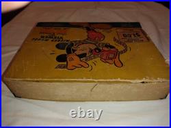 Rare 1940's Craftsmens Guild Walt Disney Film Strips Store Display Box Full