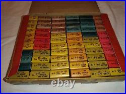 Rare 1940's Craftsmens Guild Walt Disney Film Strips Store Display Box Full