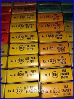 Rare 1940's Craftsmens Guild Walt Disney Film Strips Store Display Box Full