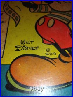 Rare 1940's Craftsmens Guild Walt Disney Film Strips Store Display Box Full
