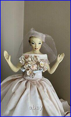 Rare, 1940s World war II era Jewelry Store display bridesmaid mannequin