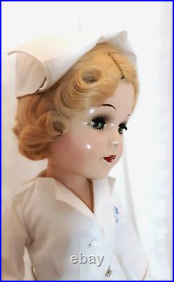 Rare 1945 21-inch Composition Miss Curity Doll / Store Display Exceptional