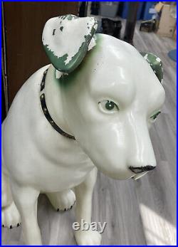 Rare 1950's Rca Nipper Dog 36 Store Display Showroom Blow Mold Sign