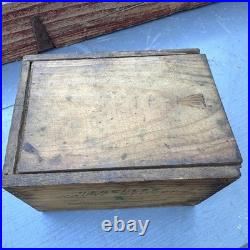 Rare 1959 Hercules Powder Co Naval Stores Resin Sample Wood Crate Hattiesburg