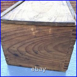 Rare 1959 Hercules Powder Co Naval Stores Resin Sample Wood Crate Hattiesburg