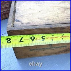 Rare 1959 Hercules Powder Co Naval Stores Resin Sample Wood Crate Hattiesburg