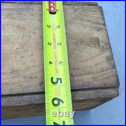 Rare 1959 Hercules Powder Co Naval Stores Resin Sample Wood Crate Hattiesburg