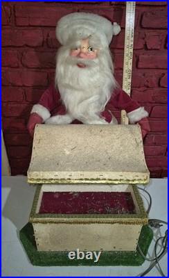 Rare 1963 Harold Gale Santa Claus T Chest Christmas Store Display Mechanical 27 Rare 1963 Harold Gale Santa Claus T Chest Christmas Store Display Mechanical 27